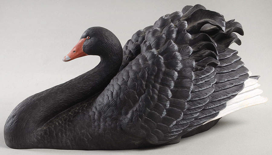 Franklin Mint Figurines Black Australian Swan - No Box by Franklin Mint-1