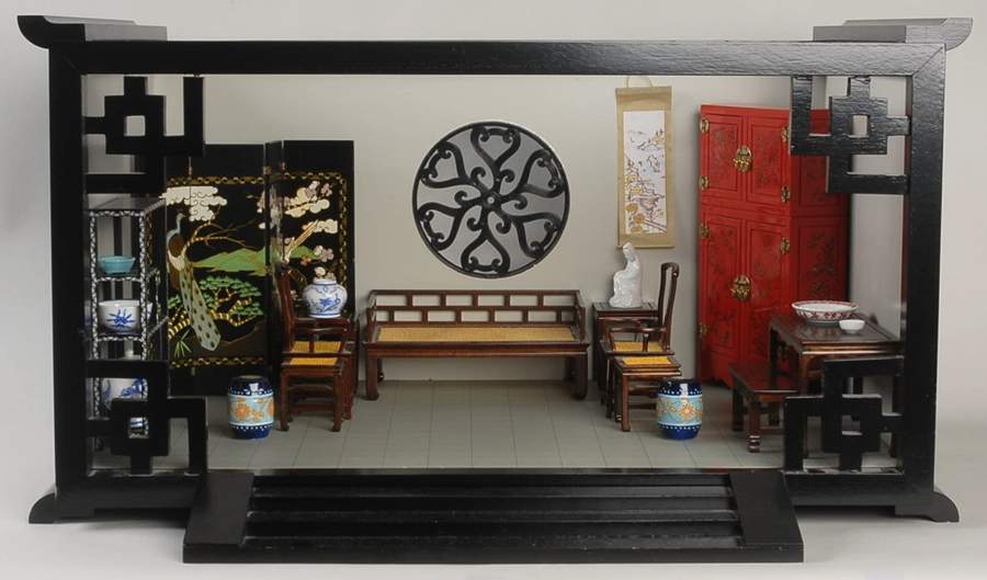 Franklin Mint Figurines The Pavilion Of One Thousand Flowers - No Box by Franklin Mint-1