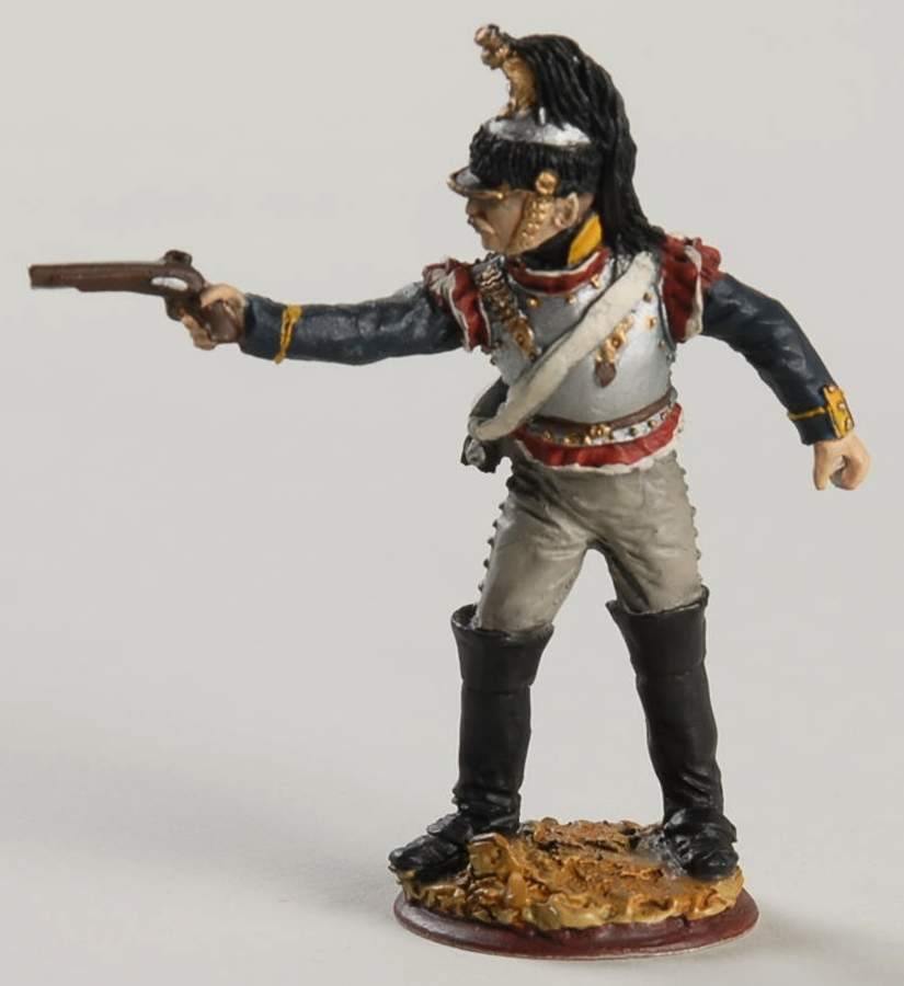 Regiments of Waterloo Cuirassier 9th Regiment - No Box 42 by Franklin Mint-1