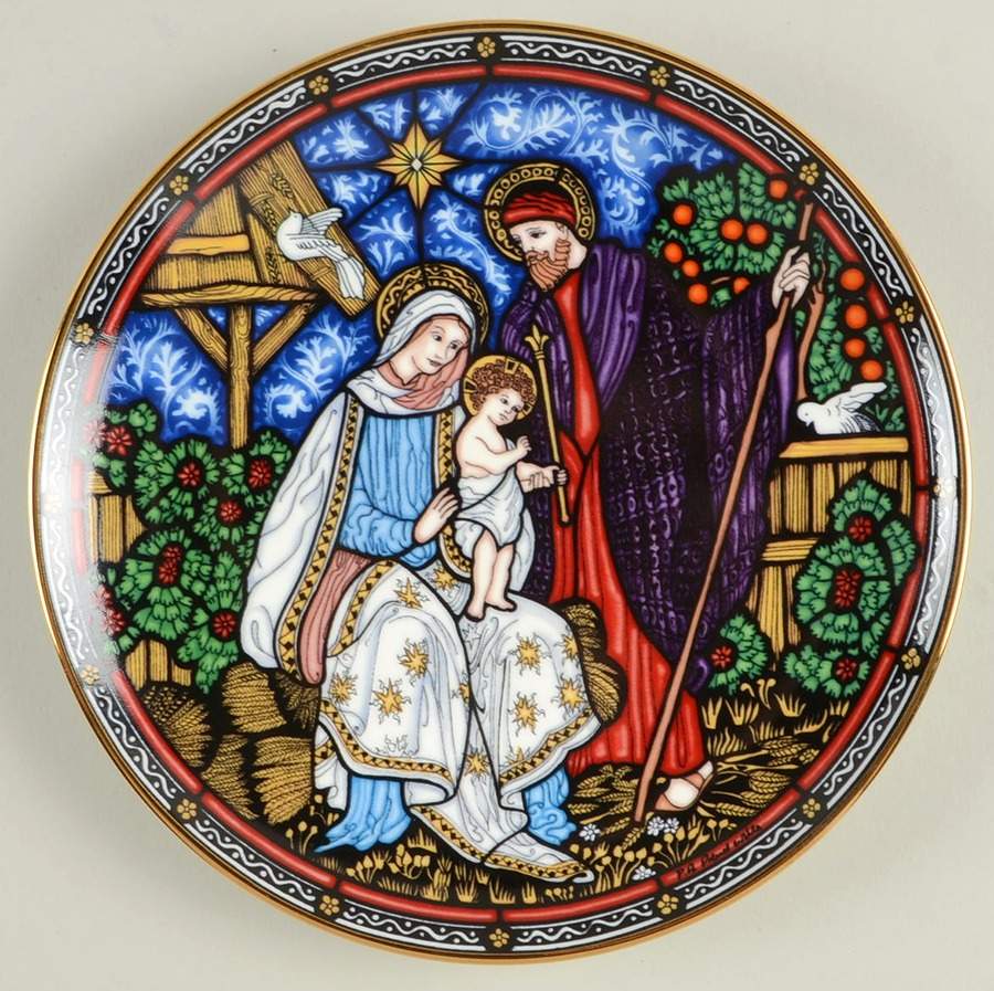 Franklin Mint Plates A King Is Born In Bethlehem - No Box by Franklin Mint-1