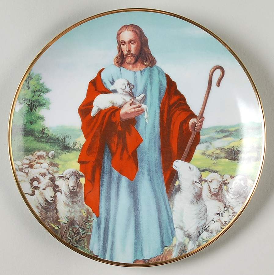 Franklin Mint Plates Lord Is My Shepherd - No Box by Franklin Mint-1
