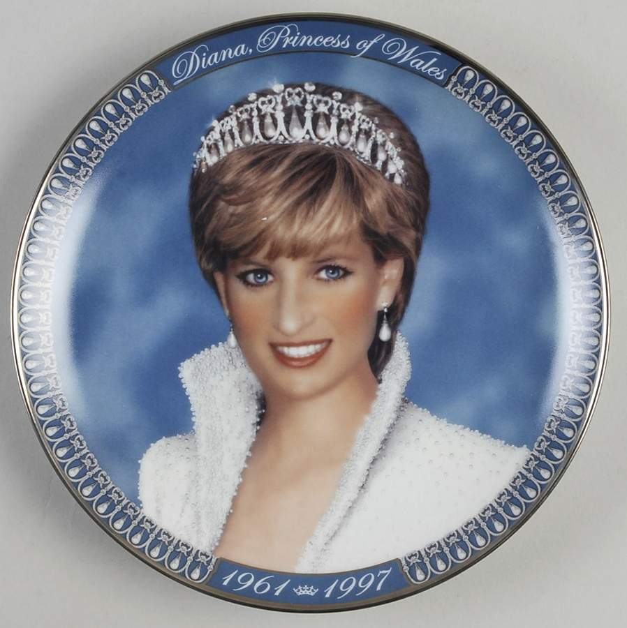 Franklin Mint Plates Tribute To Princess Diana - No Box by Franklin Mint-1