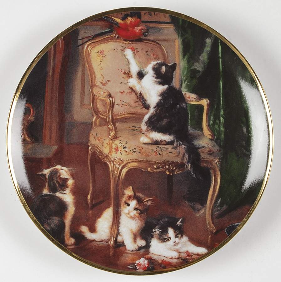 Franklin Mint Plates Kitten Mischief - No Box by Franklin Mint-1