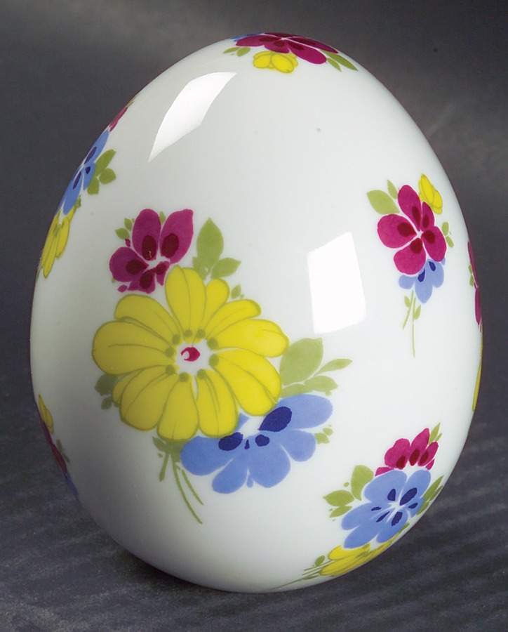 Easter Egg-Furstenburg, West Germany Blue Cornflower - Boxed by Furstenberg-1