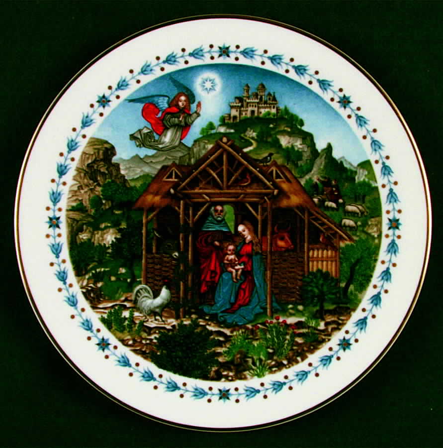 Christmas Plate Holy Child - No Box by Fleetwood Collection-1