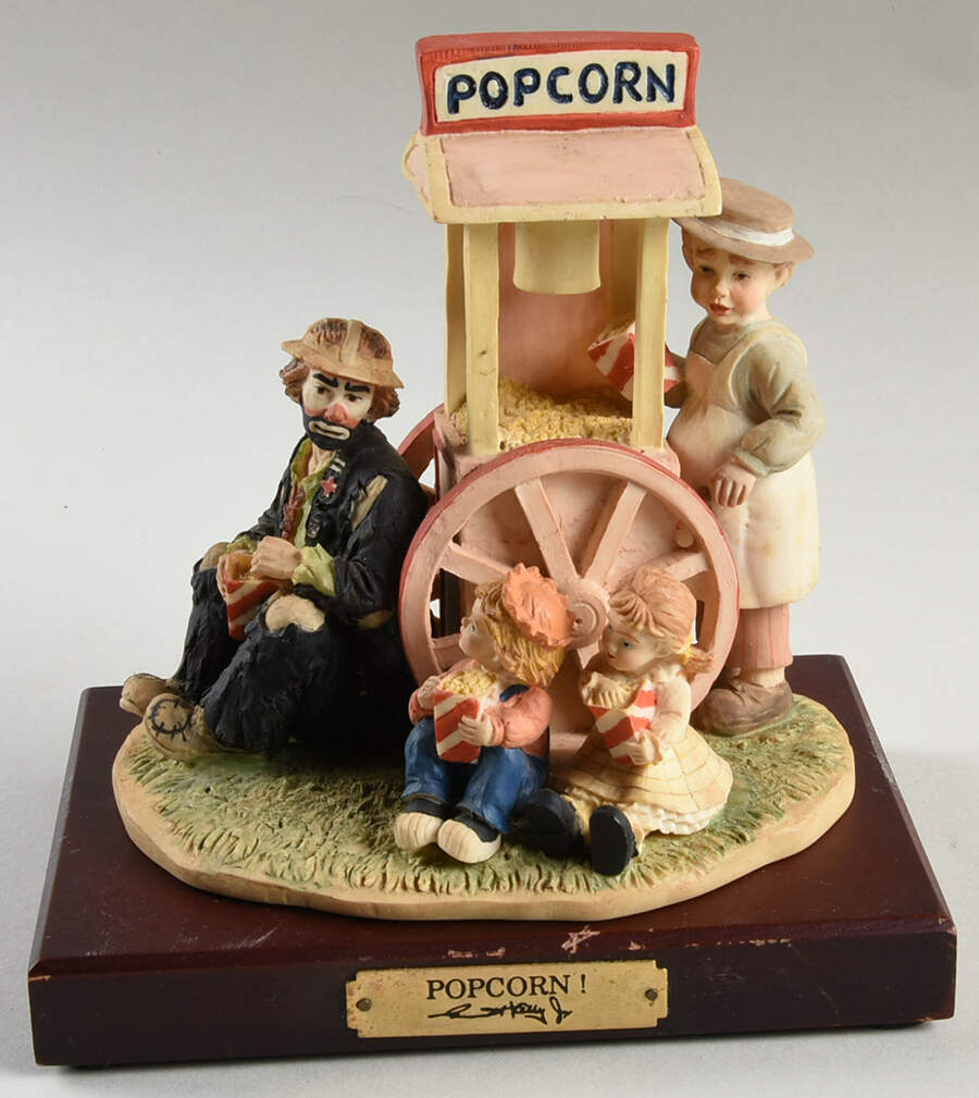 A Day At The Fair-Emmett Kelly Jr Popcorn - No Box by Flambro-1