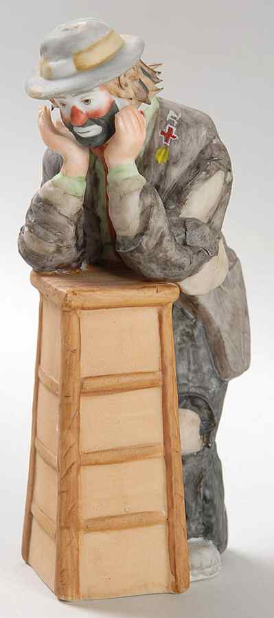 Emmett Kelly Jr Miniature Why Me? - No Box by Flambro-1
