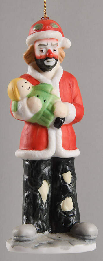 Emmett Kelly Jr Ornaments Ekj With Doll - Boxed by Flambro-1