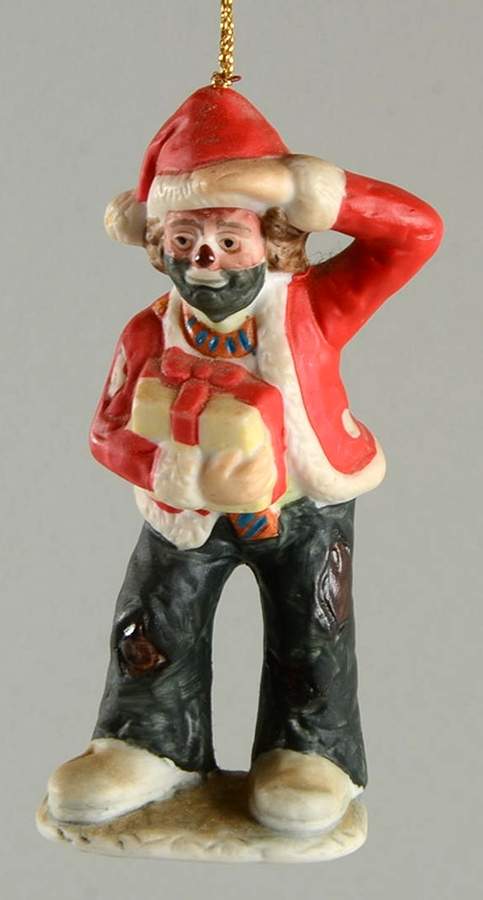 Emmett Kelly Jr Ornaments Emmett Kelly Jr With Gift - No Box by Flambro-1