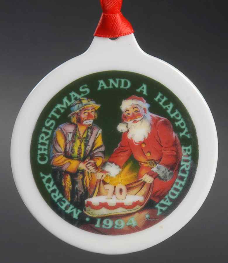 Emmett Kelly Jr Ornaments Yes Emmett, There Is A Santa Claus - Boxed by Flambro-1