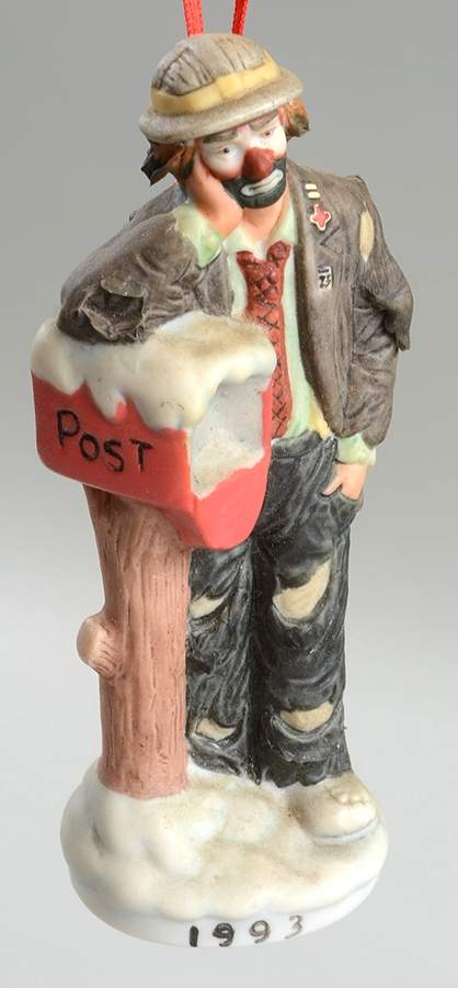 Emmett Kelly Jr Ornaments Christmas Mail - Boxed by Flambro-1