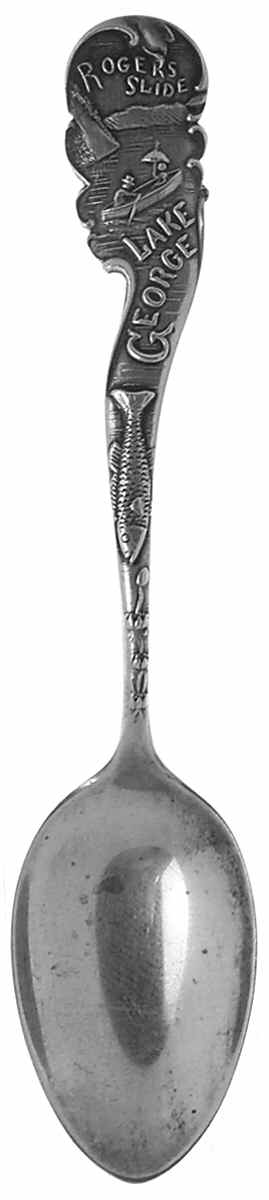 Souvenir Spoons Lake George; Roger's Slide - No Box by Frank Whiting-1