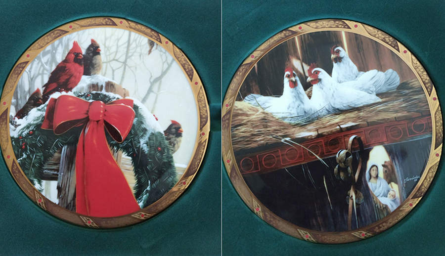 Twelve Days of Christmas French Hens & Calling Birds - Boxed by Fountainhead-1