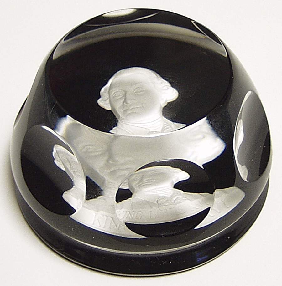 Cameos In Crystal-Bicentennial King Louis Xvi - No Box by Franklin Mint-1