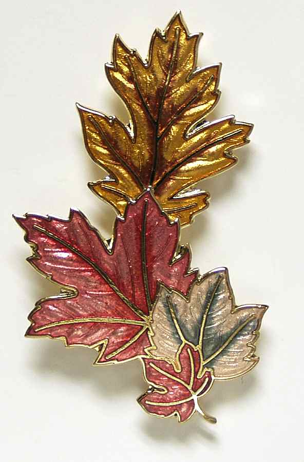 Fine Enamels Jewelry Fall Leaf - Boxed by Fine Enamels-1