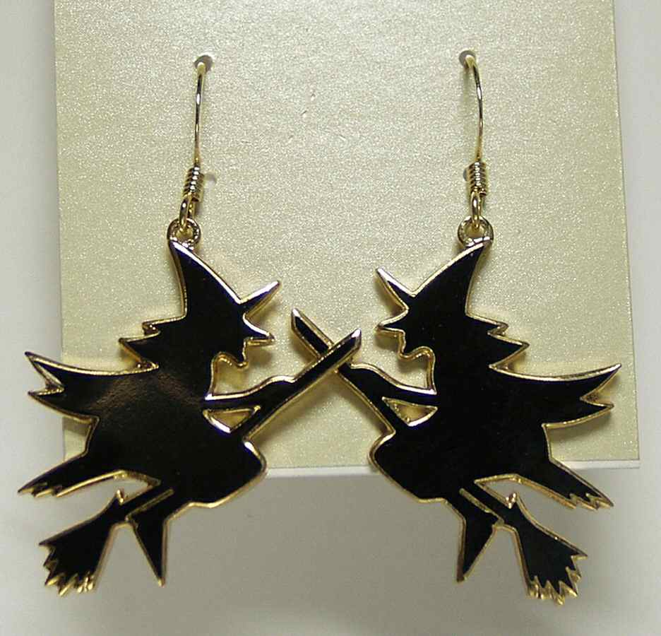 Fine Enamels Jewelry Black Witch Halloween - Boxed by Fine Enamels-1
