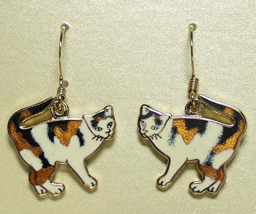 Fine Enamels Jewelry Calico Cat - Boxed by Fine Enamels-1