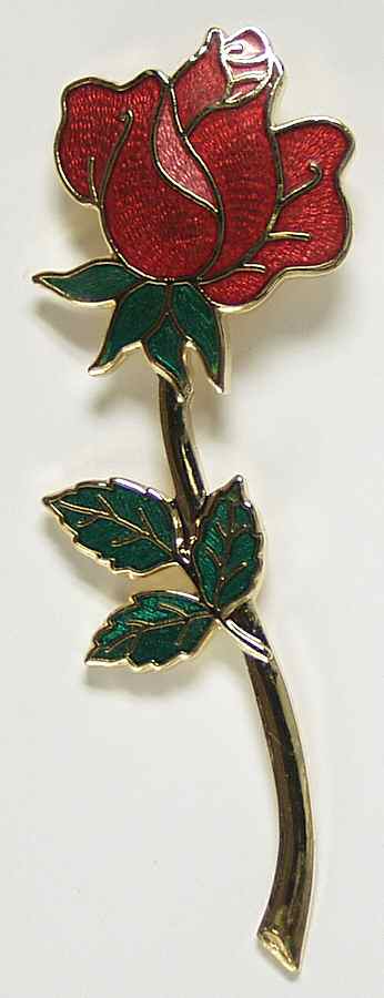 Fine Enamels Jewelry Rose-Red - Boxed by Fine Enamels-1