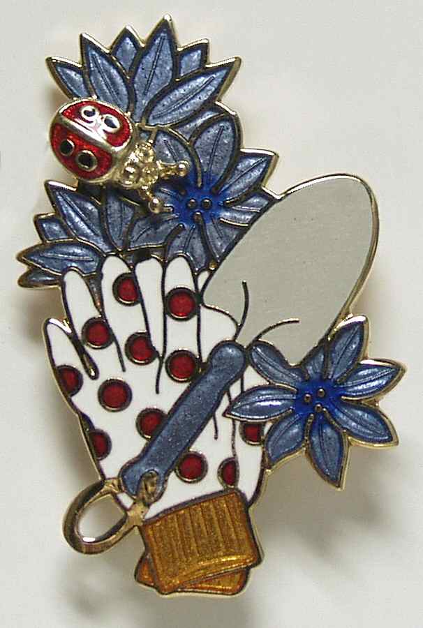 Fine Enamels Jewelry Gardening & Ladybug-Blue - Boxed by Fine Enamels-1
