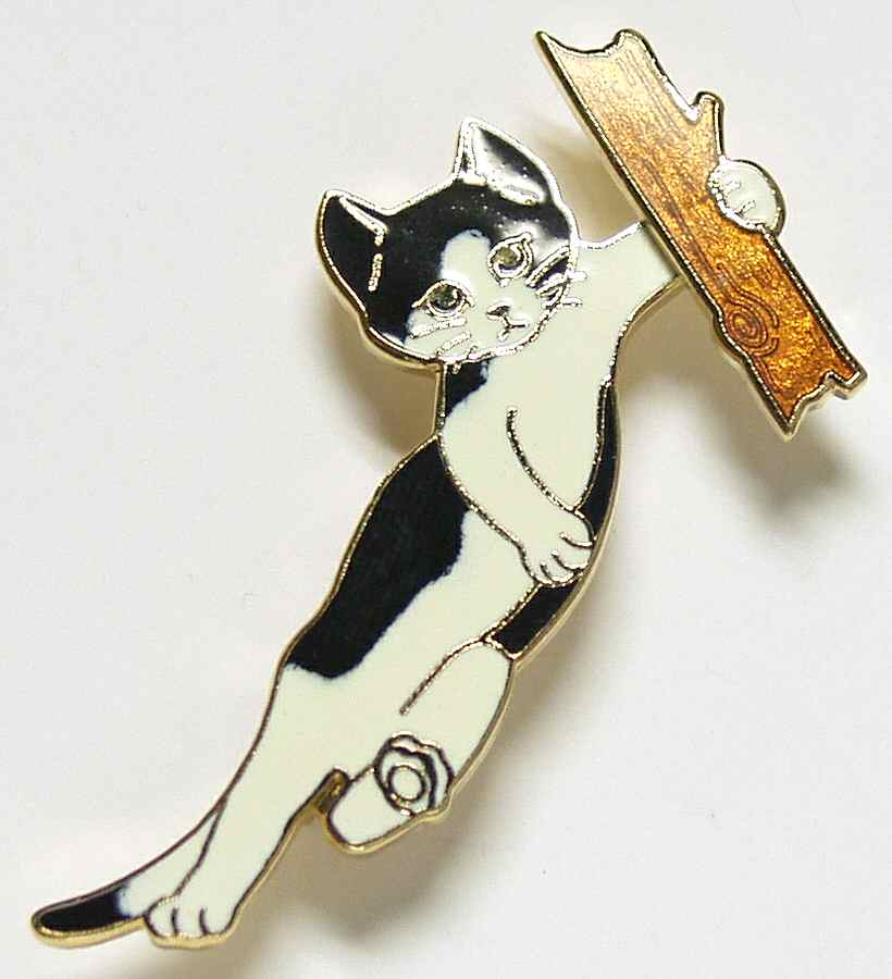 Fine Enamels Jewelry Cat & Branch - Boxed by Fine Enamels-1