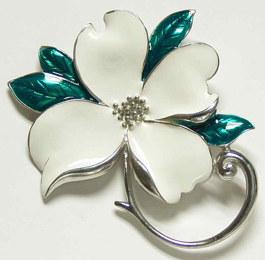Fine Enamels Jewelry Dogwood Flower-White - Boxed by Fine Enamels-1