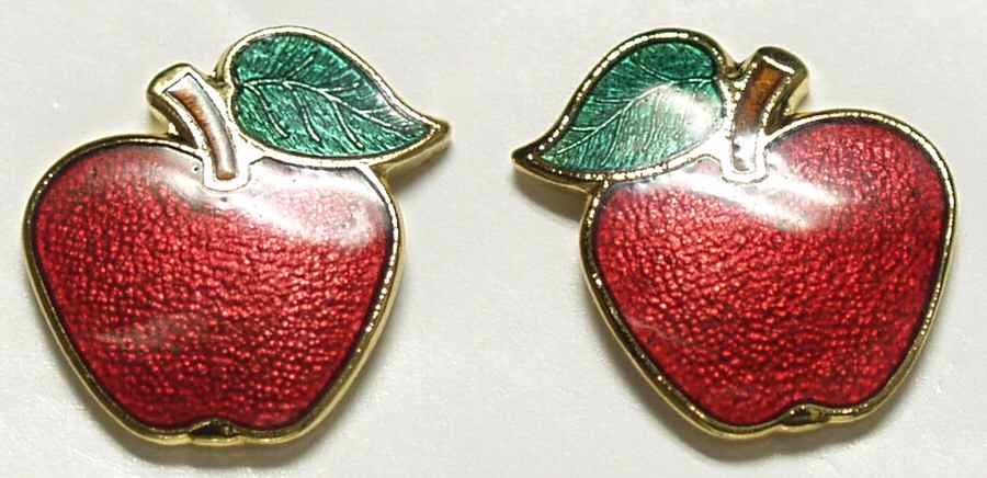 Fine Enamels Jewelry Apple - With Box by Fine Enamels-1