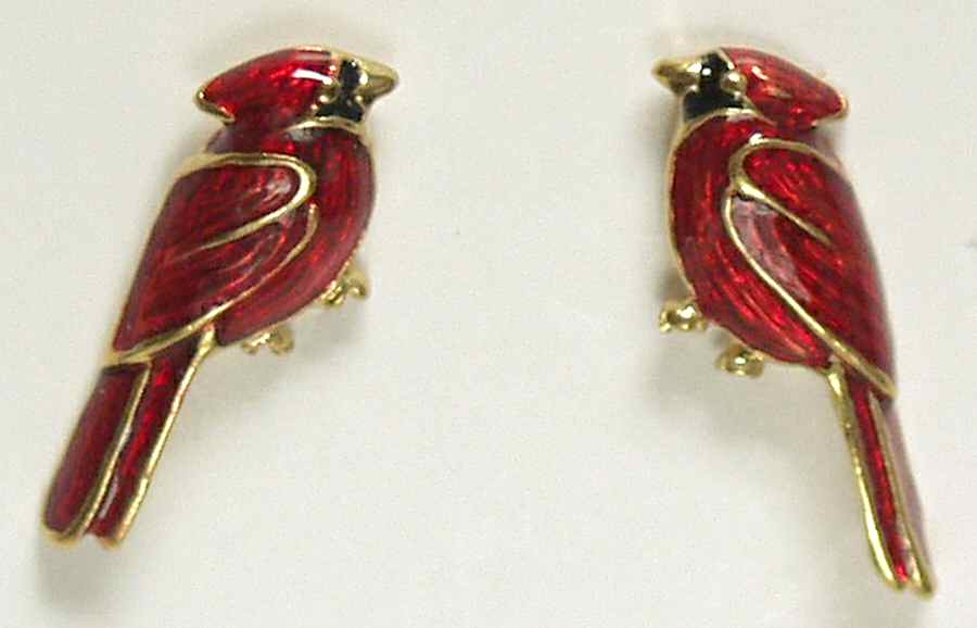 Fine Enamels Jewelry Cardinal - With Box by Fine Enamels-1
