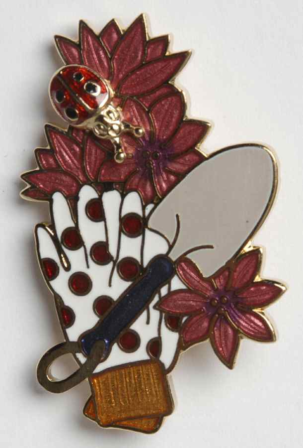Fine Enamels Jewelry Gardening & Ladybug-Red - No Box by Fine Enamels-1