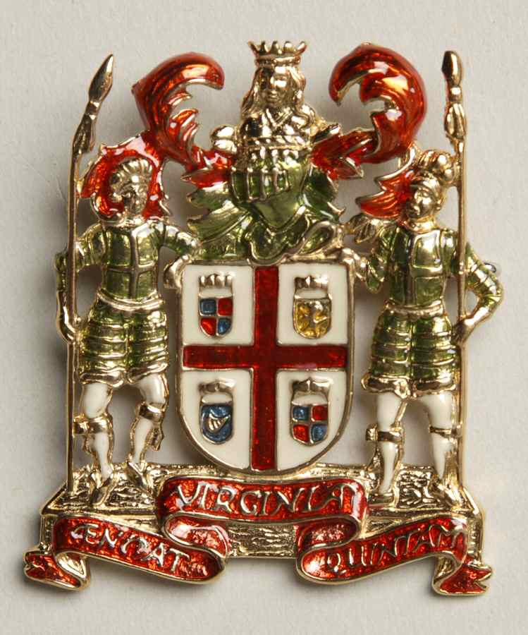 Fine Enamels Jewelry Virginia Crest - No Box by Fine Enamels-1