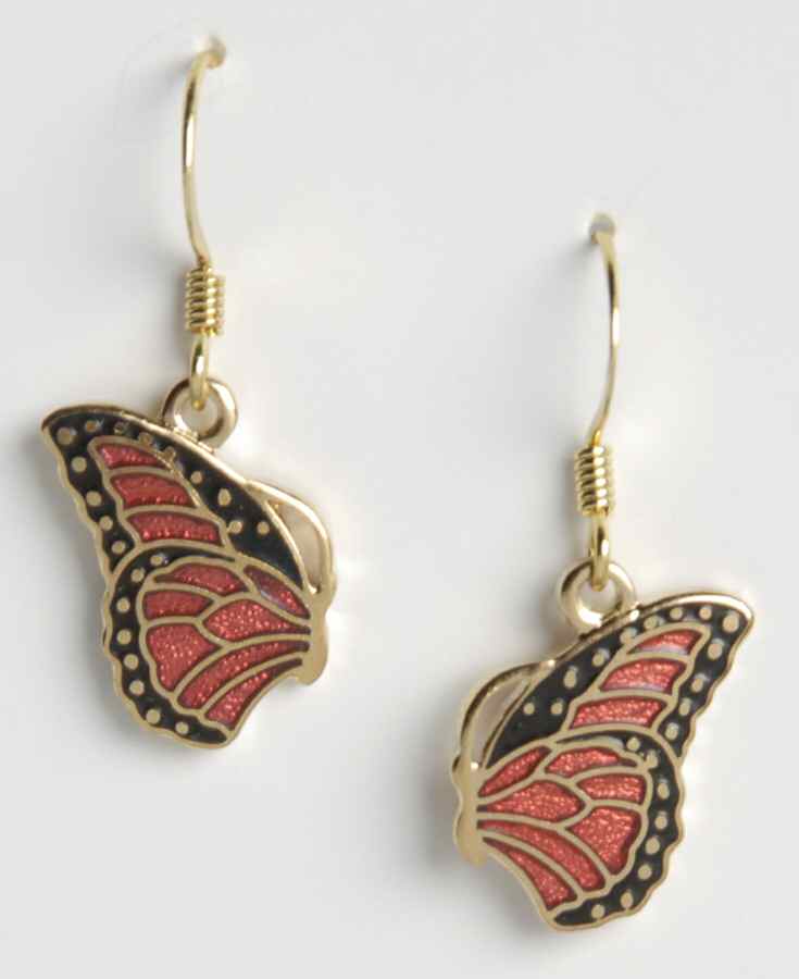 Fine Enamels Jewelry Butterfly-Orange - No Box by Fine Enamels-1