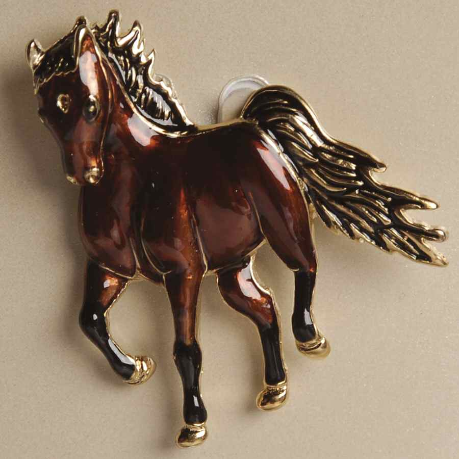 Fine Enamels Jewelry Horse-Chestnut - No Box by Fine Enamels-1