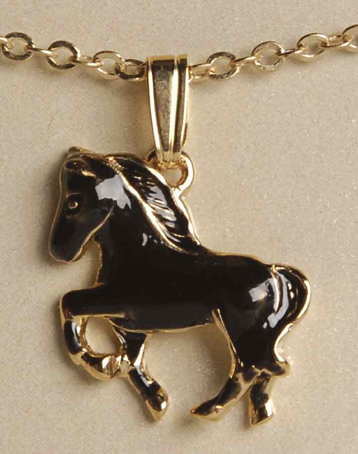 Fine Enamels Jewelry Horse Black - No Box by Fine Enamels-1