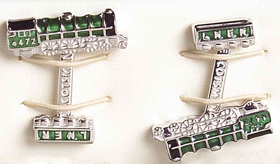 Fine Enamels Jewelry Train-Green - No Box by Fine Enamels-1