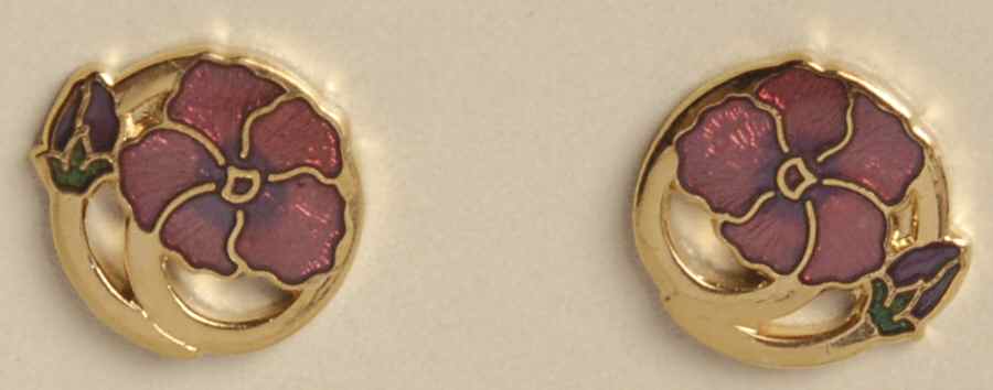 Fine Enamels Jewelry Pansy-Pink - No Box by Fine Enamels-1