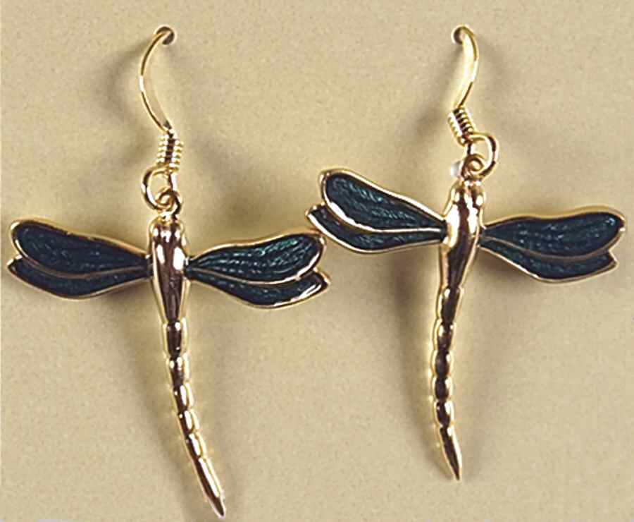Fine Enamels Jewelry Dragonfly Turquoise - No Box by Fine Enamels-1