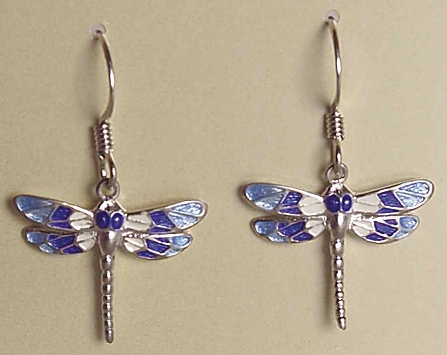 Fine Enamels Jewelry Dragonfly-Light Blue - No Box by Fine Enamels-1