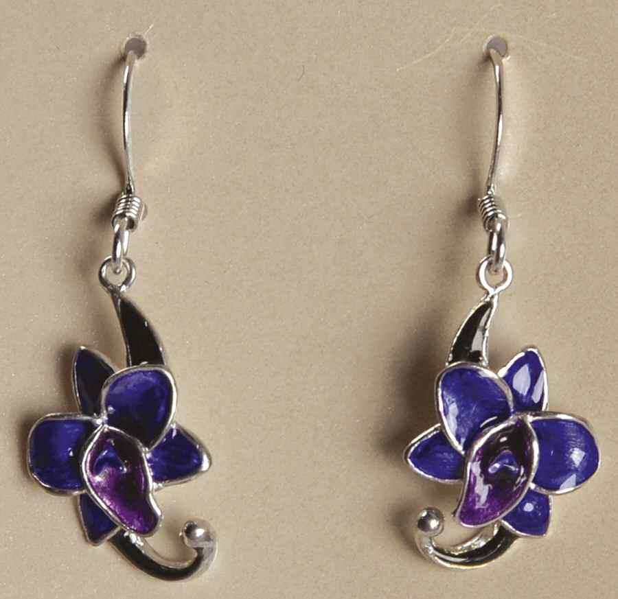 Fine Enamels Jewelry Orchid-Violet - No Box by Fine Enamels-1
