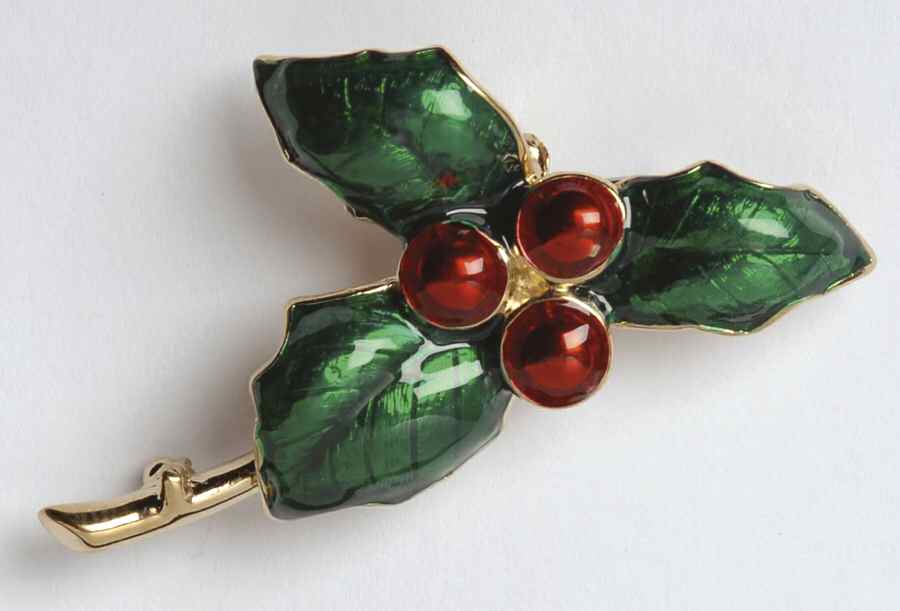 Fine Enamels Jewelry Holly - No Box by Fine Enamels-1