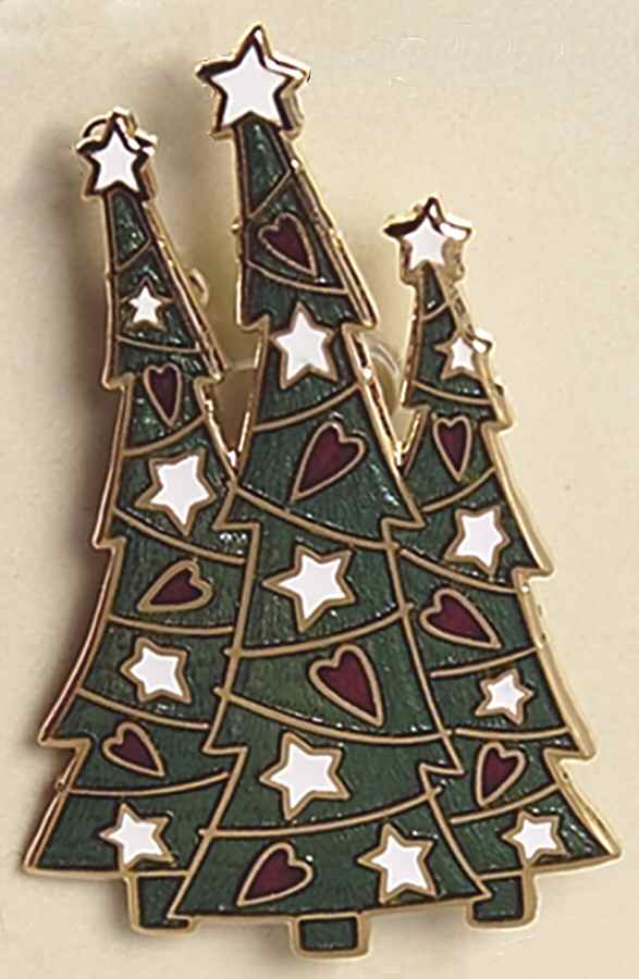 Fine Enamels Jewelry Christmas Tree & Stars - No Box by Fine Enamels-1
