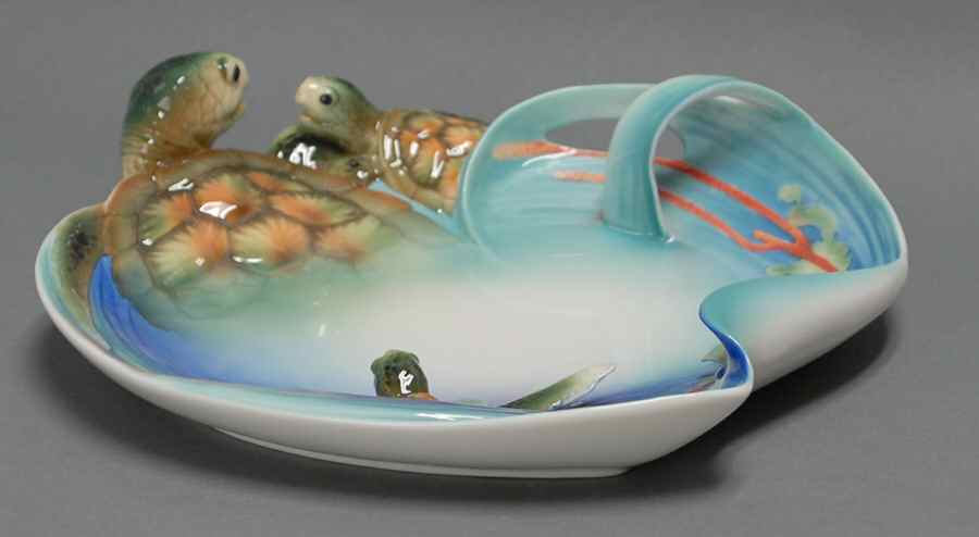 Turtle Bay Ornamental Plate - No Box by Franz Collection-1
