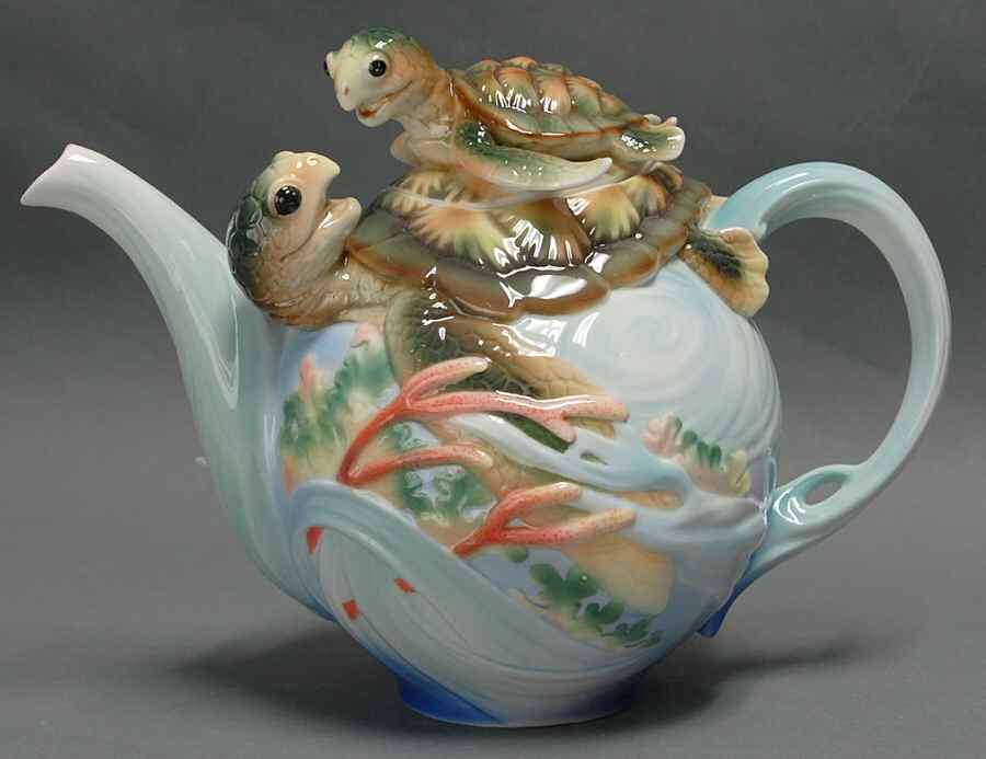 Turtle Bay Teapot - Boxed by Franz Collection-1