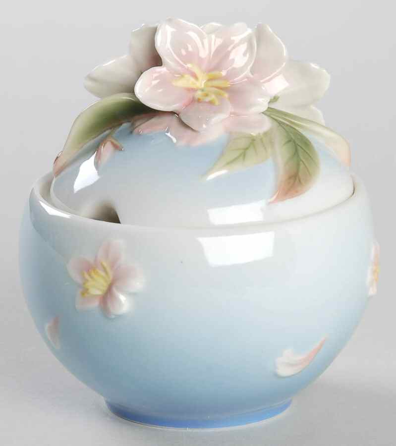 Sakura Cherry Blossom Sugar Jar & Lid - Boxed by Franz Collection-1