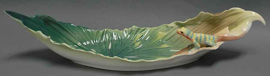 Rain Forest Little Dwellers Lizard-Candy Dish - With Box by Franz Collection-1