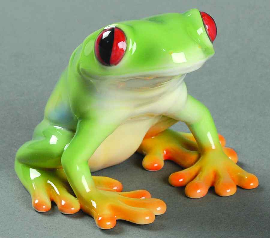 Rain Forest Little Dwellers Poison Arrow Frog Figure - Boxed by Franz Collection-1
