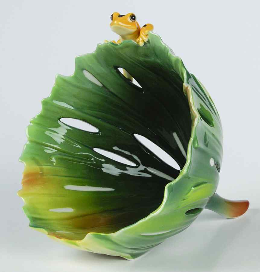 Rain Forest Little Dwellers Frog-Bowl - No Box by Franz Collection-1