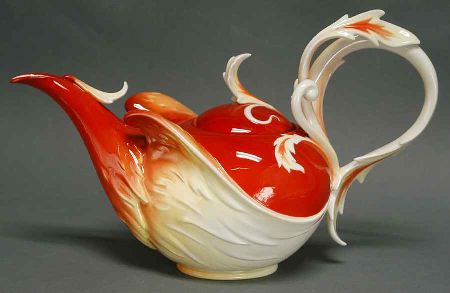 Phoenician Flight Tea Pot With Lid - Boxed by Franz Collection-1
