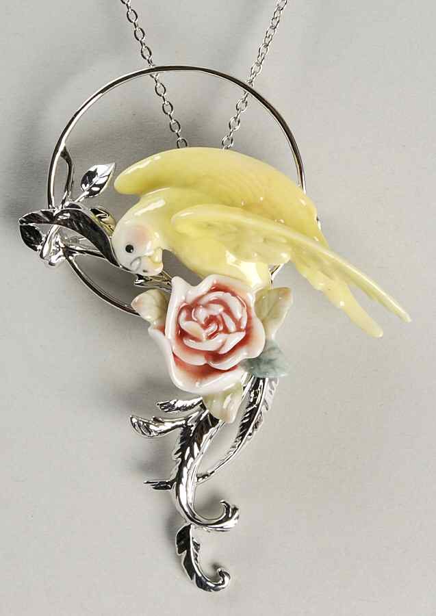 Franz Jewelry Parrot Pendant - Boxed by Franz Collection-1