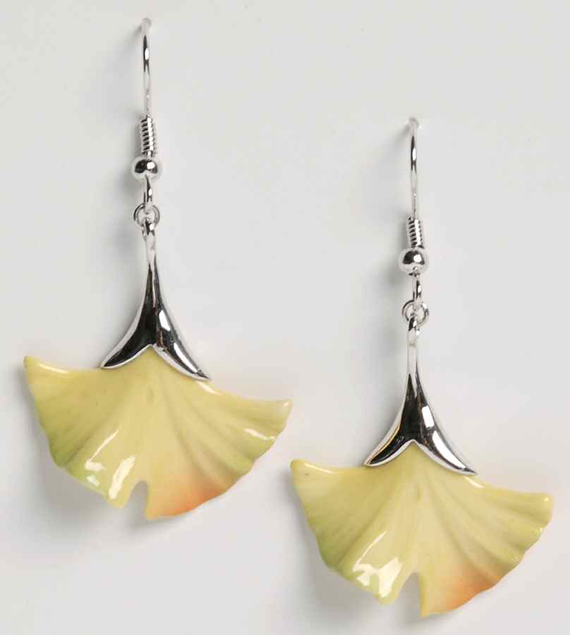 Franz Jewelry Ginkgo Earrings - No Box by Franz Collection-1