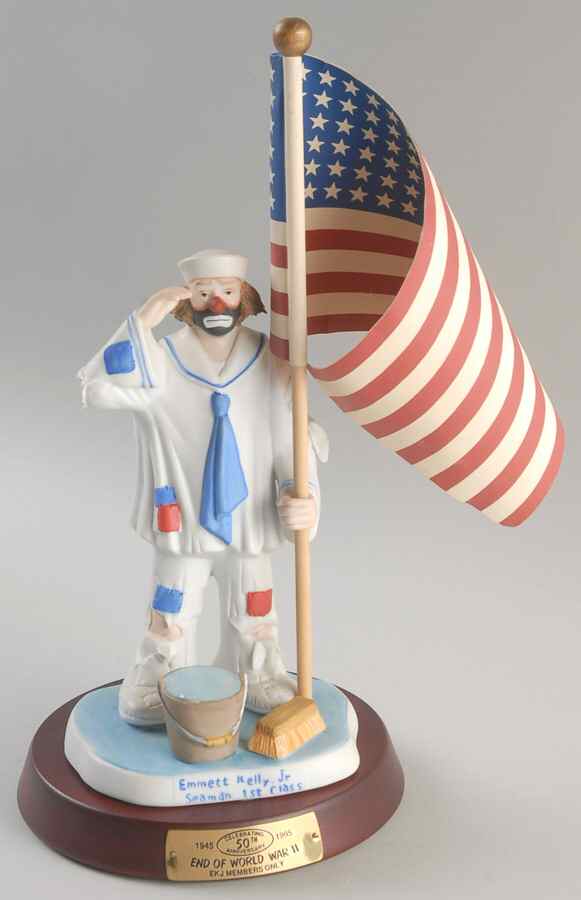 Emmett Kelly Jr Members Only Salute To Our Vets - No Box by Flambro-1