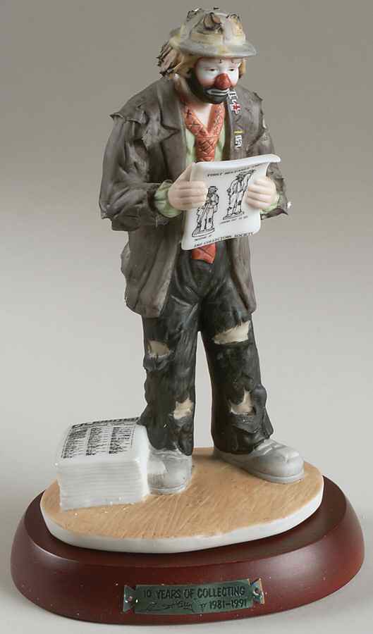 Emmett Kelly Jr Members Only 10 Years Of Collecting - Boxed by Flambro-1